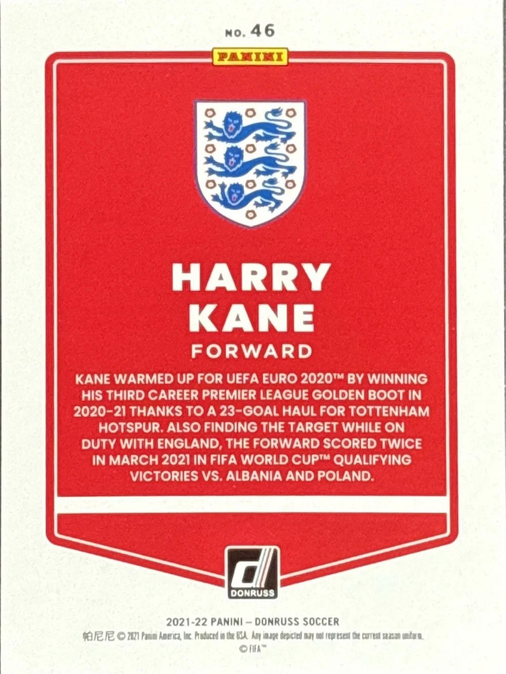 Panini official donruss